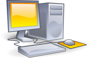 Glossy Computer Clip Art at Clker.com - vector clip art online, royalty